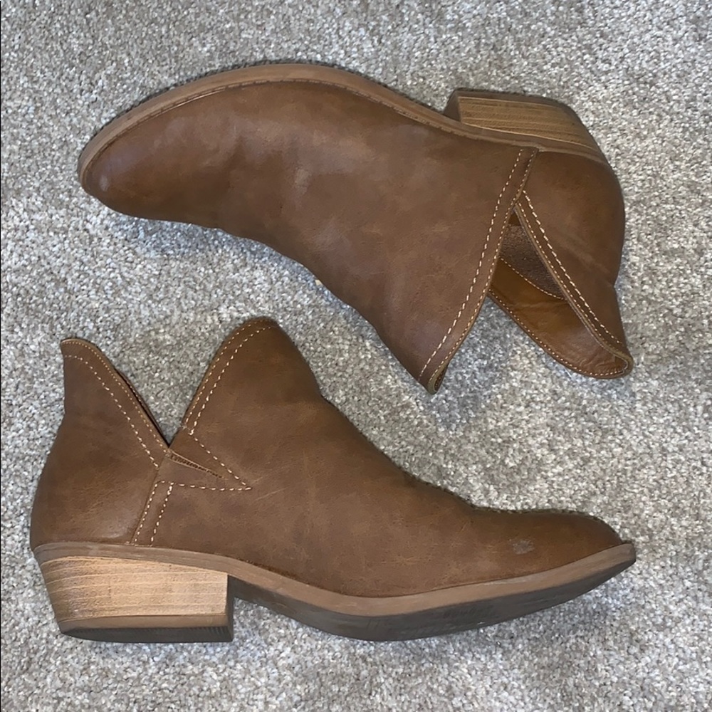 Brown booties